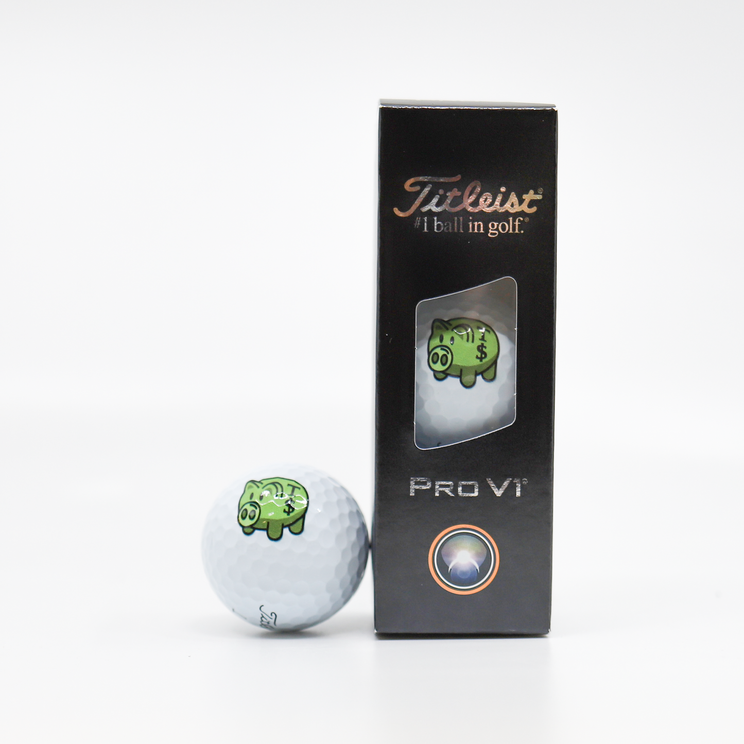 Tiny Money x Titleist Pro V1 Golf Balls (Pack of 3 Balls)