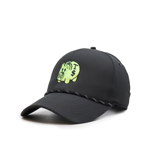 Tiny Money Performance Rope Cap (Black)