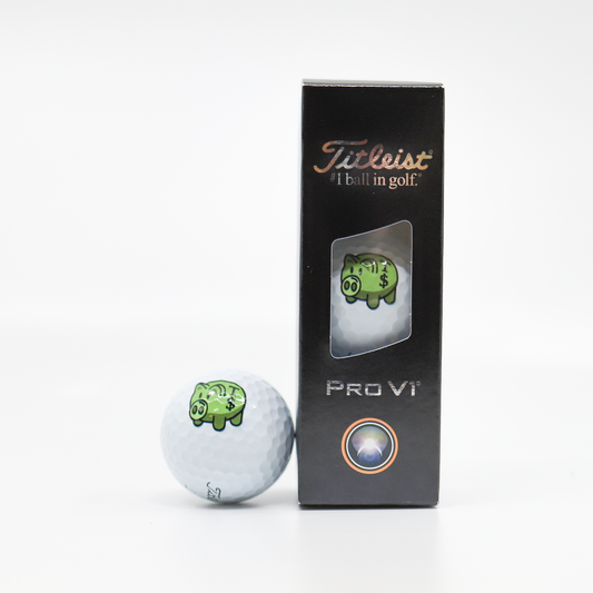 Tiny Money x Titleist Pro V1 Golf Balls (Pack of 3 Balls)